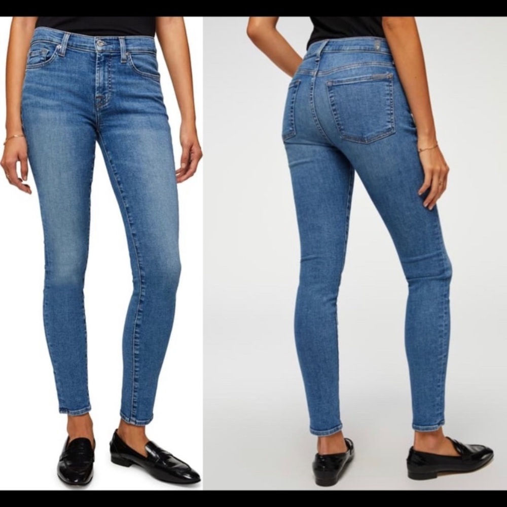 7 for All Mankind The Ankle Skinny Jeans